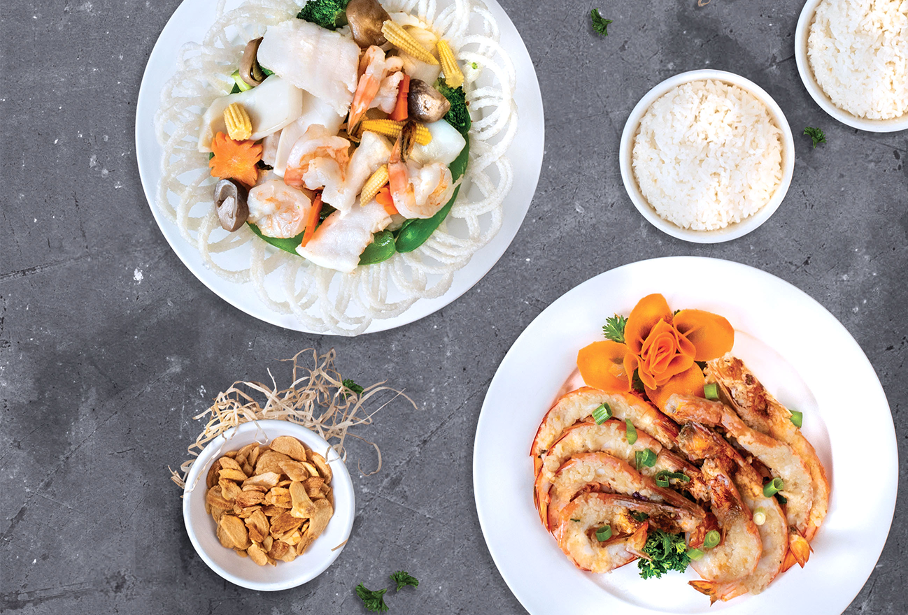 Gold Leaf Preston seafood banquet platter