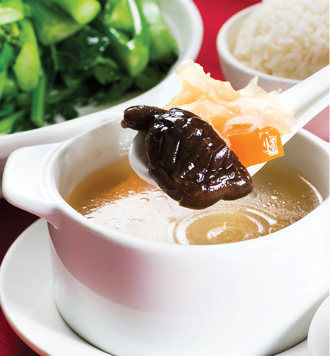 Gold Leaf Preston soup course